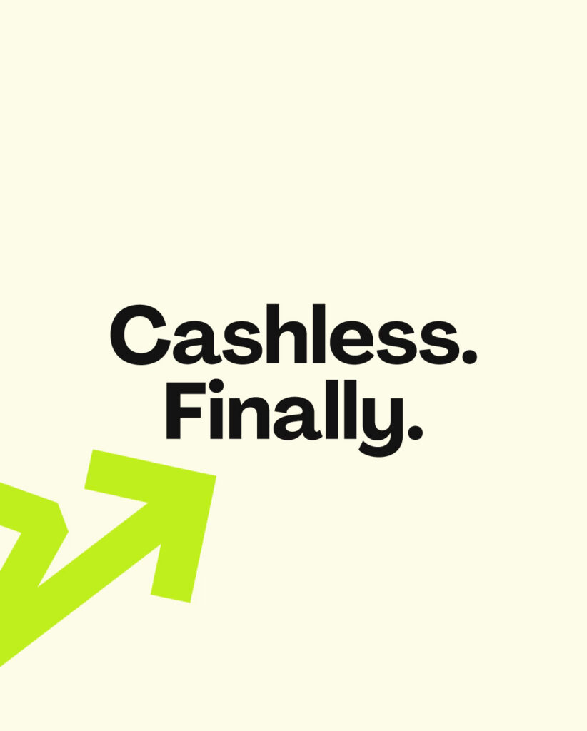 inDrive Cashless. Finally. campaign graphic with the inDrive arrow